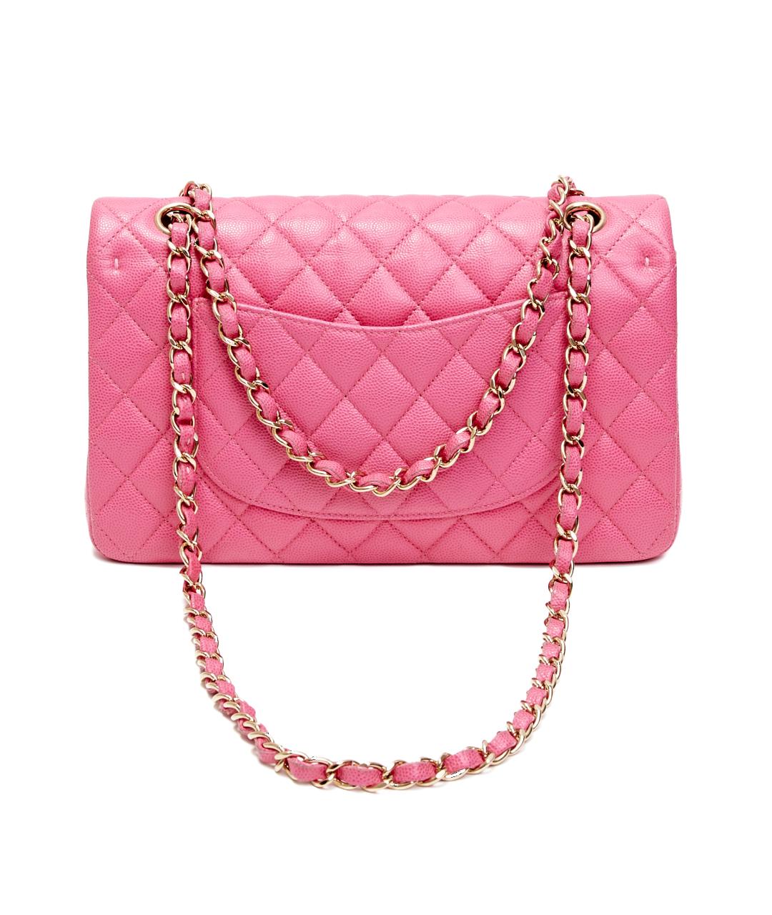 CHANEL Розовая кожаная сумка тоут, фото 3