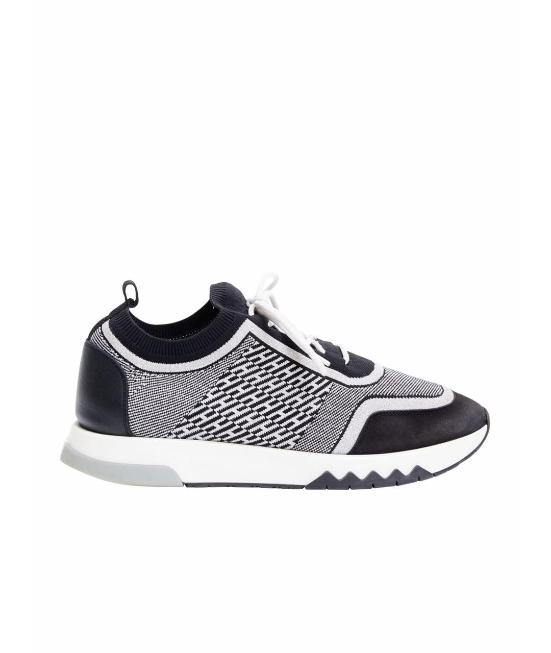 HERMES Черные кроссовки, фото 1