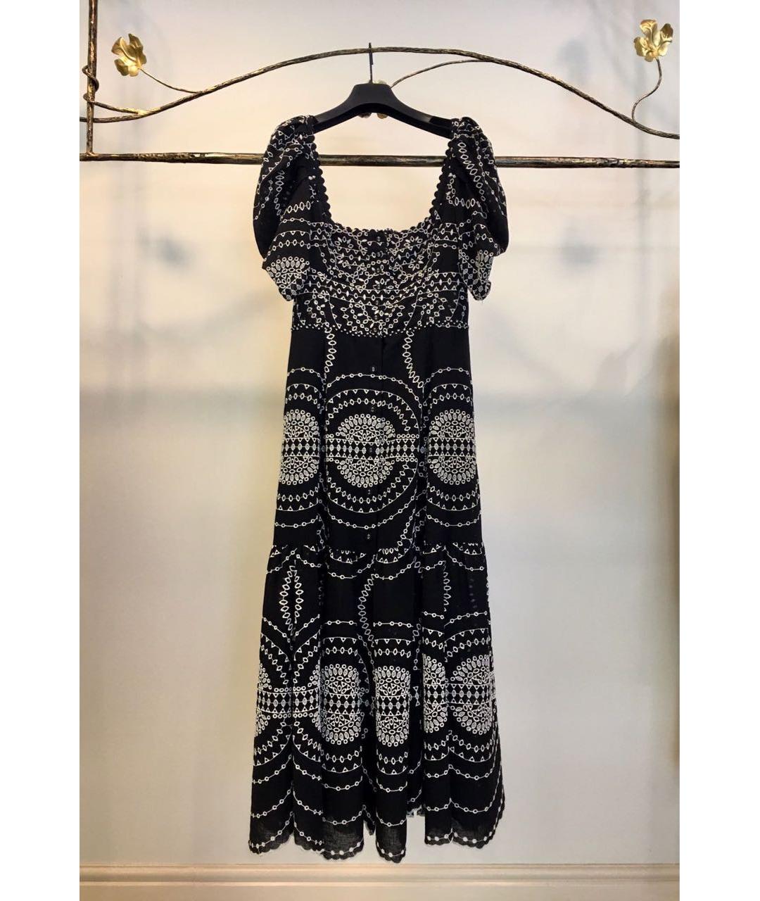 CHARO RUIZ Черный хлопковый сарафан, фото 2