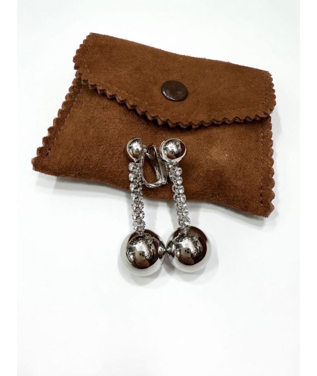 DE GRISOGONO Серебряные серьги из белого золота, фото 2