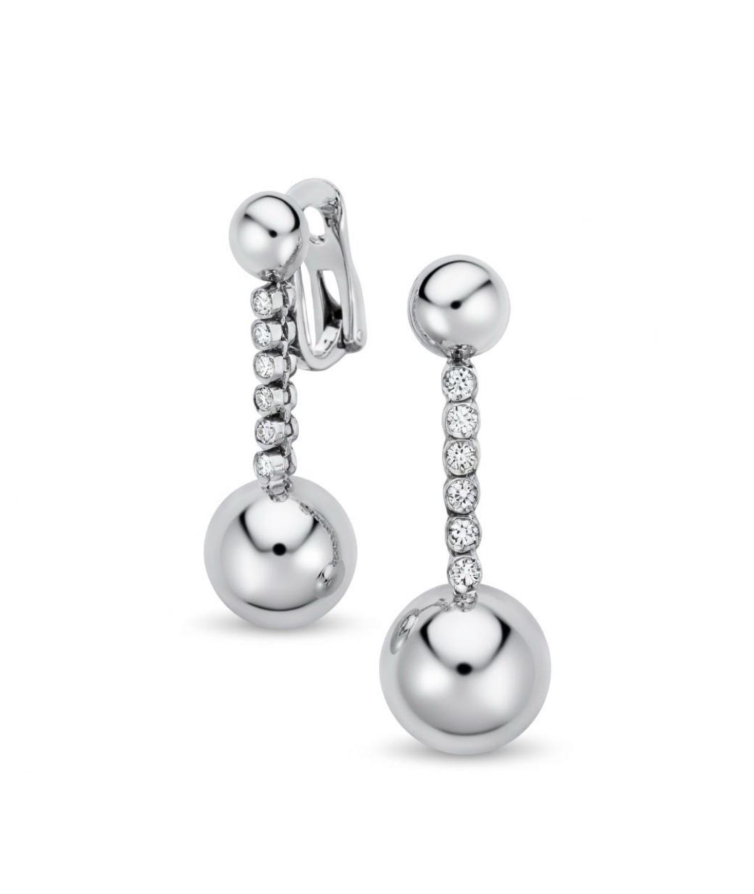 DE GRISOGONO Серебряные серьги из белого золота, фото 7