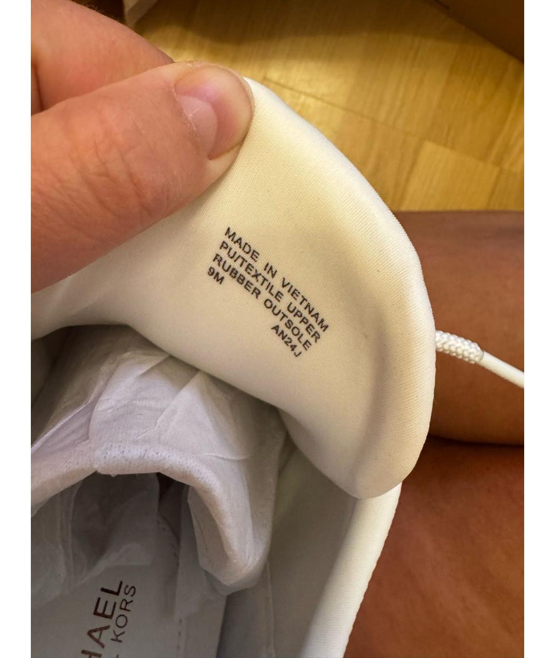 MICHAEL KORS Мульти кожаные кроссовки, фото 5