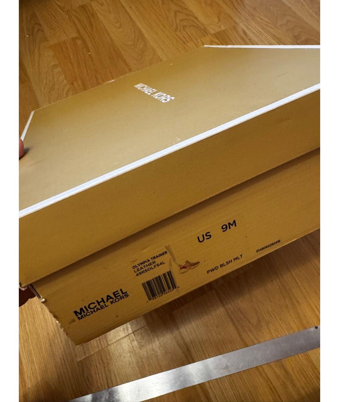 MICHAEL KORS Мульти кожаные кроссовки, фото 8
