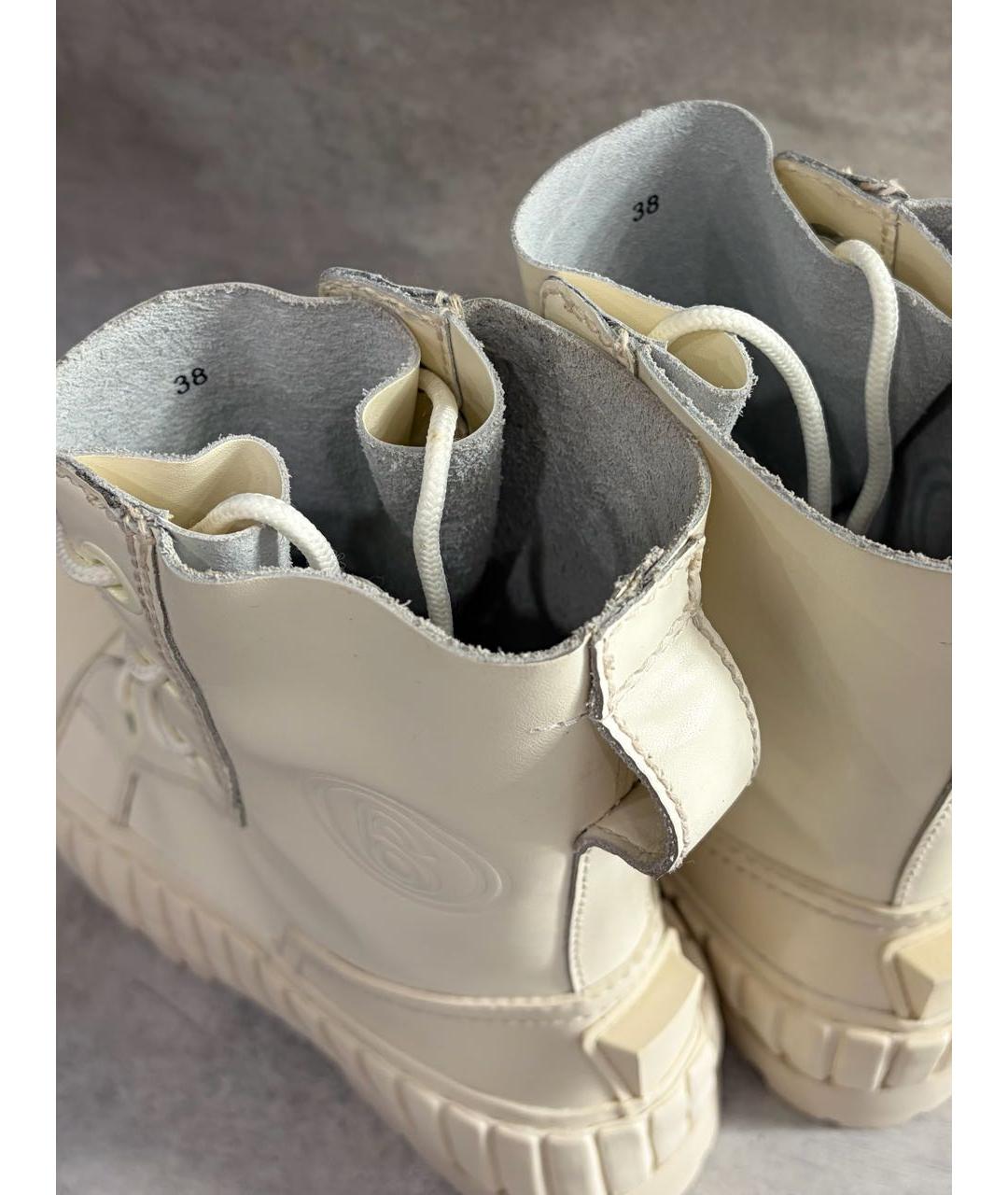 MM6 MAISON MARGIELA Кожаные ботинки, фото 7