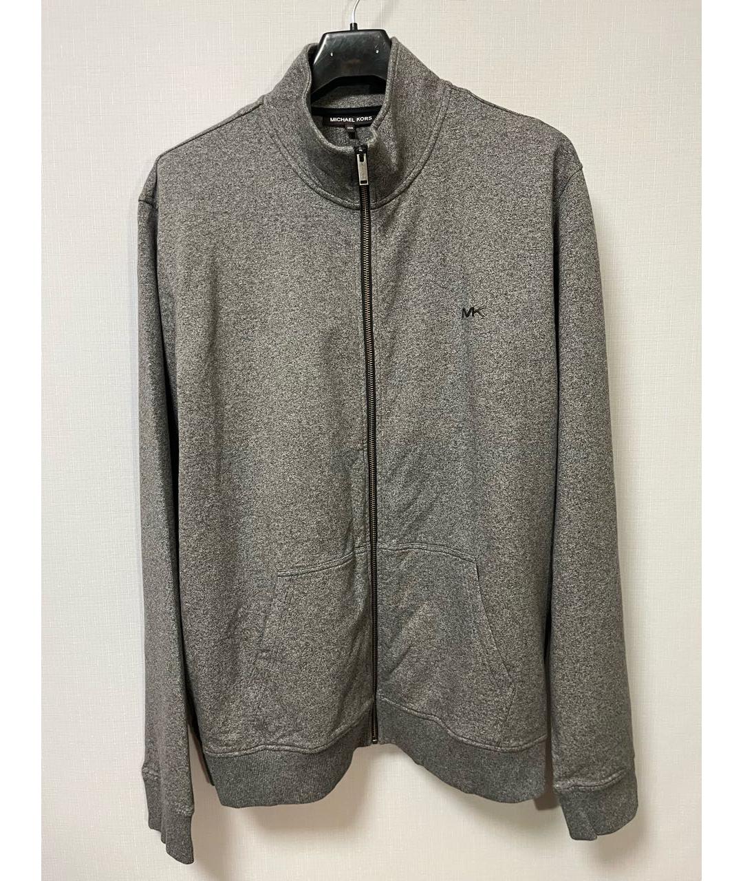 MICHAEL KORS Серый хлопко-эластановый спортивный костюм, фото 6