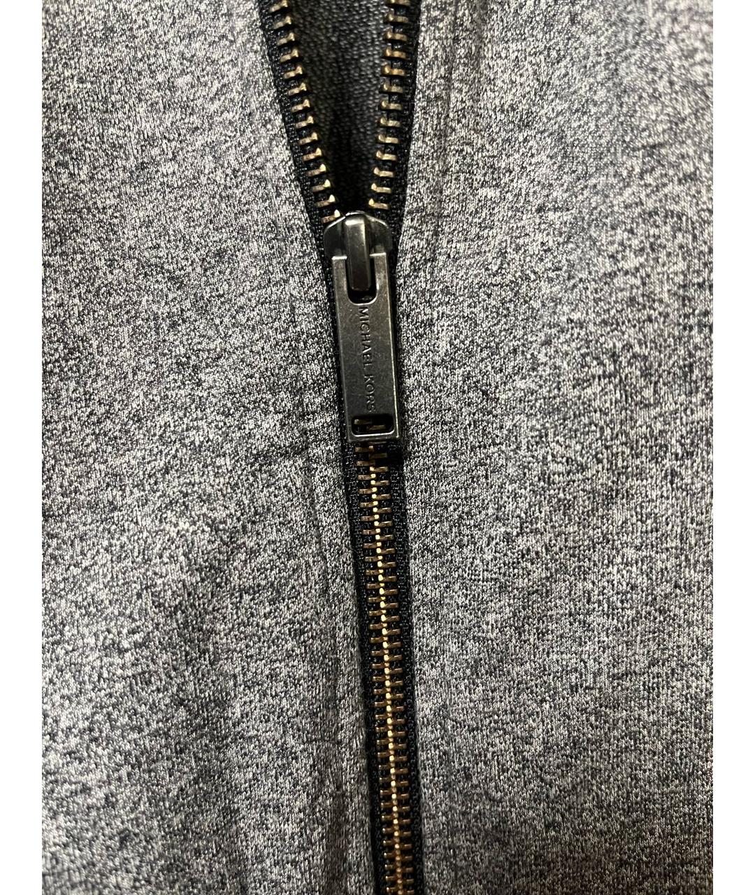 MICHAEL KORS Серый хлопко-эластановый спортивный костюм, фото 5