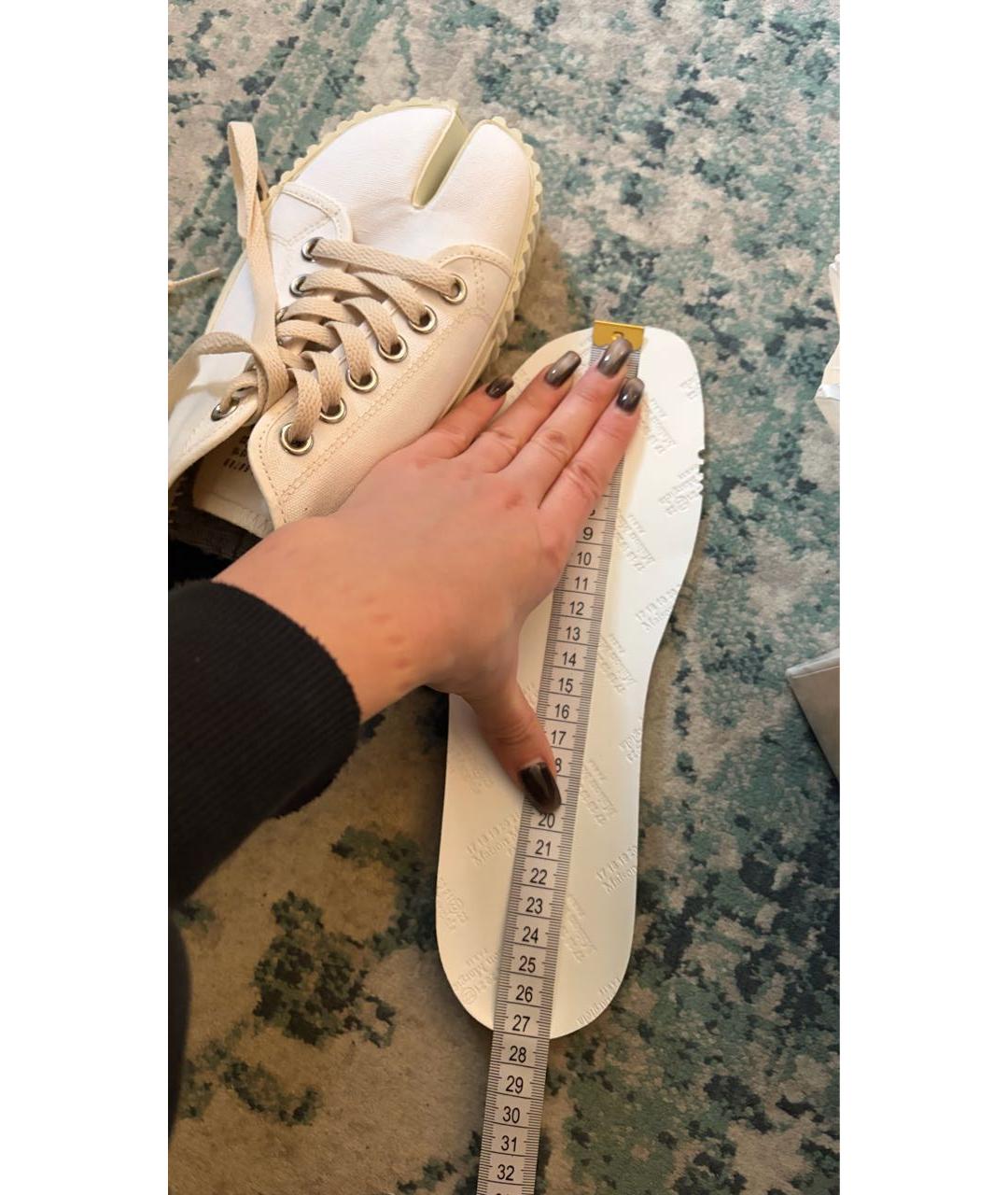 MAISON MARGIELA Белые кеды, фото 6