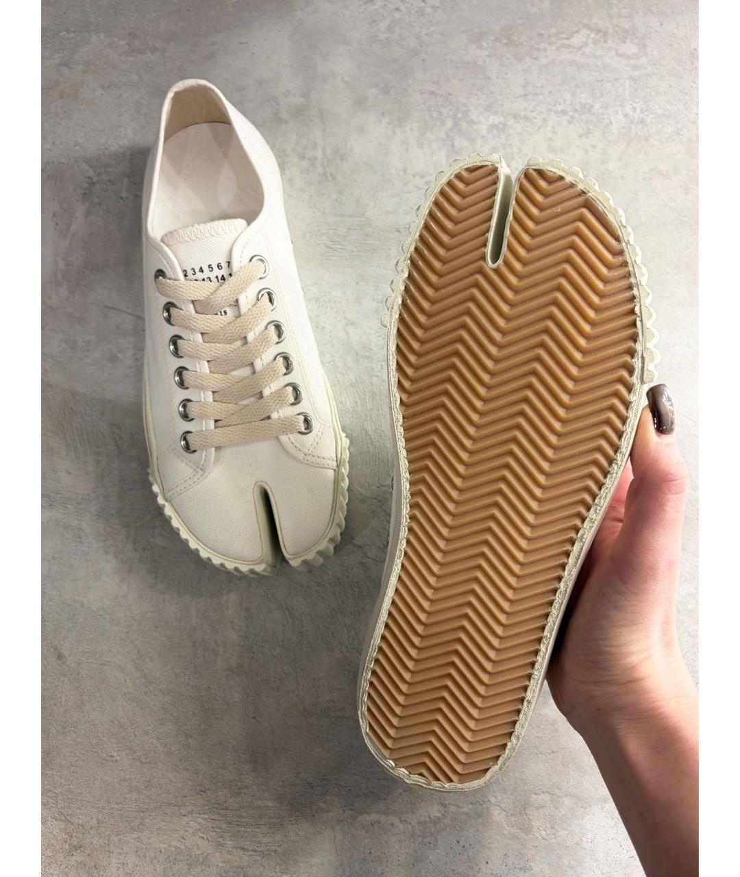 MAISON MARGIELA Белые кеды, фото 5