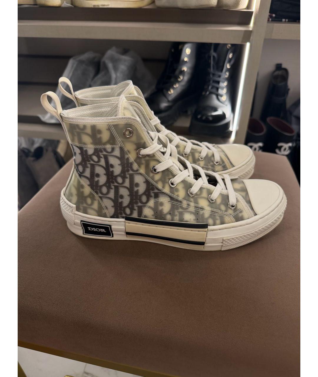 CHRISTIAN DIOR Серые резиновые кеды, фото 5