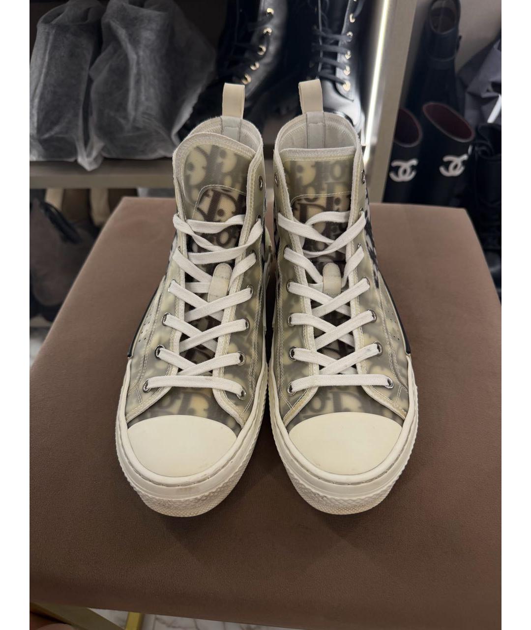 CHRISTIAN DIOR Серые резиновые кеды, фото 2