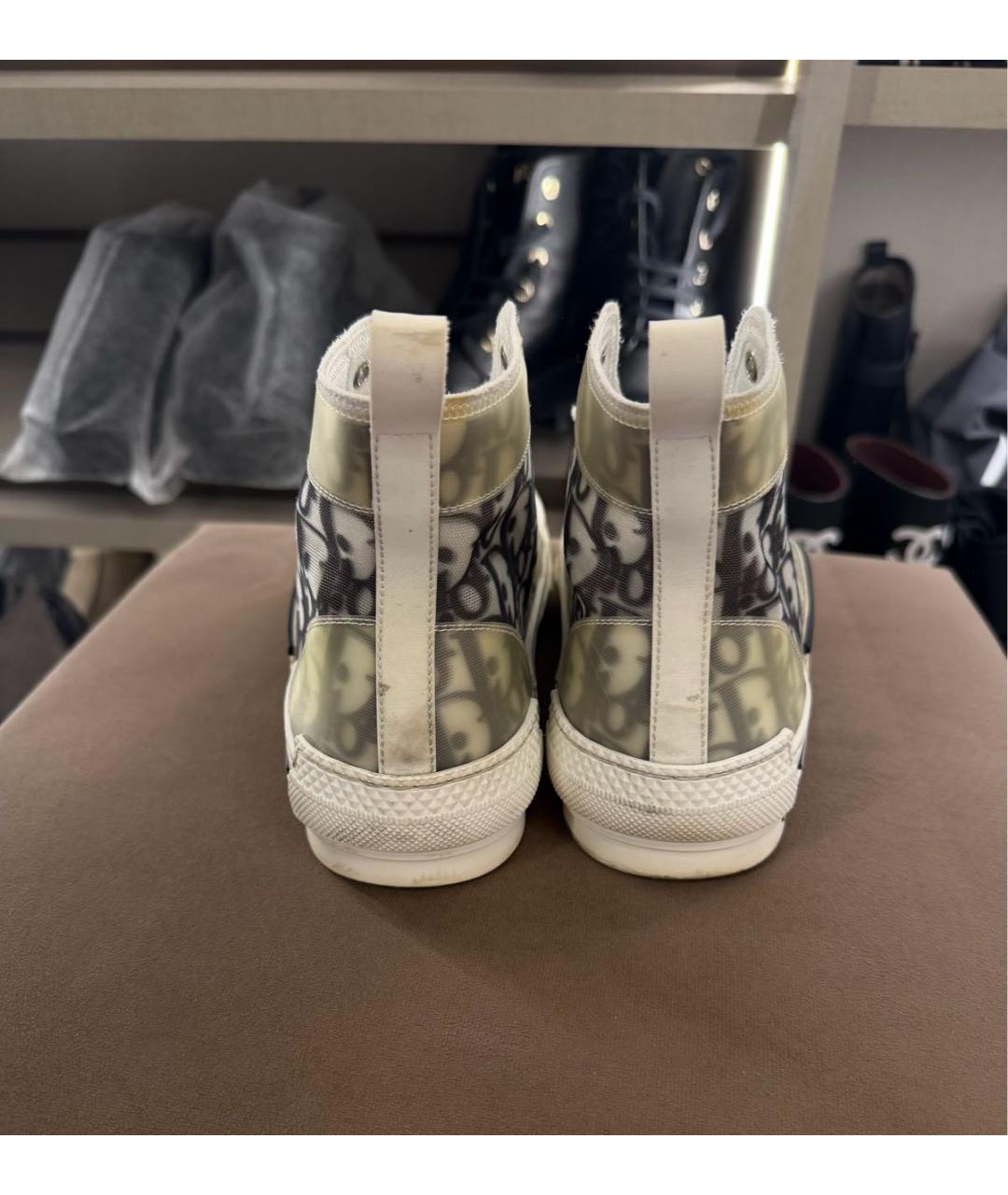 CHRISTIAN DIOR Серые резиновые кеды, фото 4