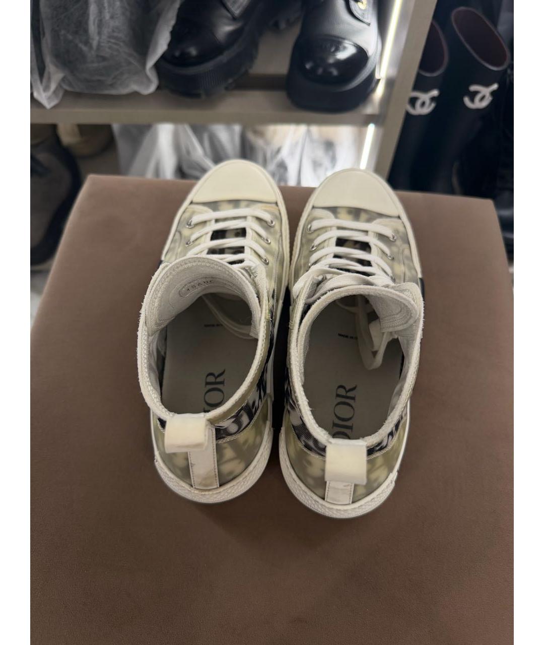 CHRISTIAN DIOR Серые резиновые кеды, фото 3