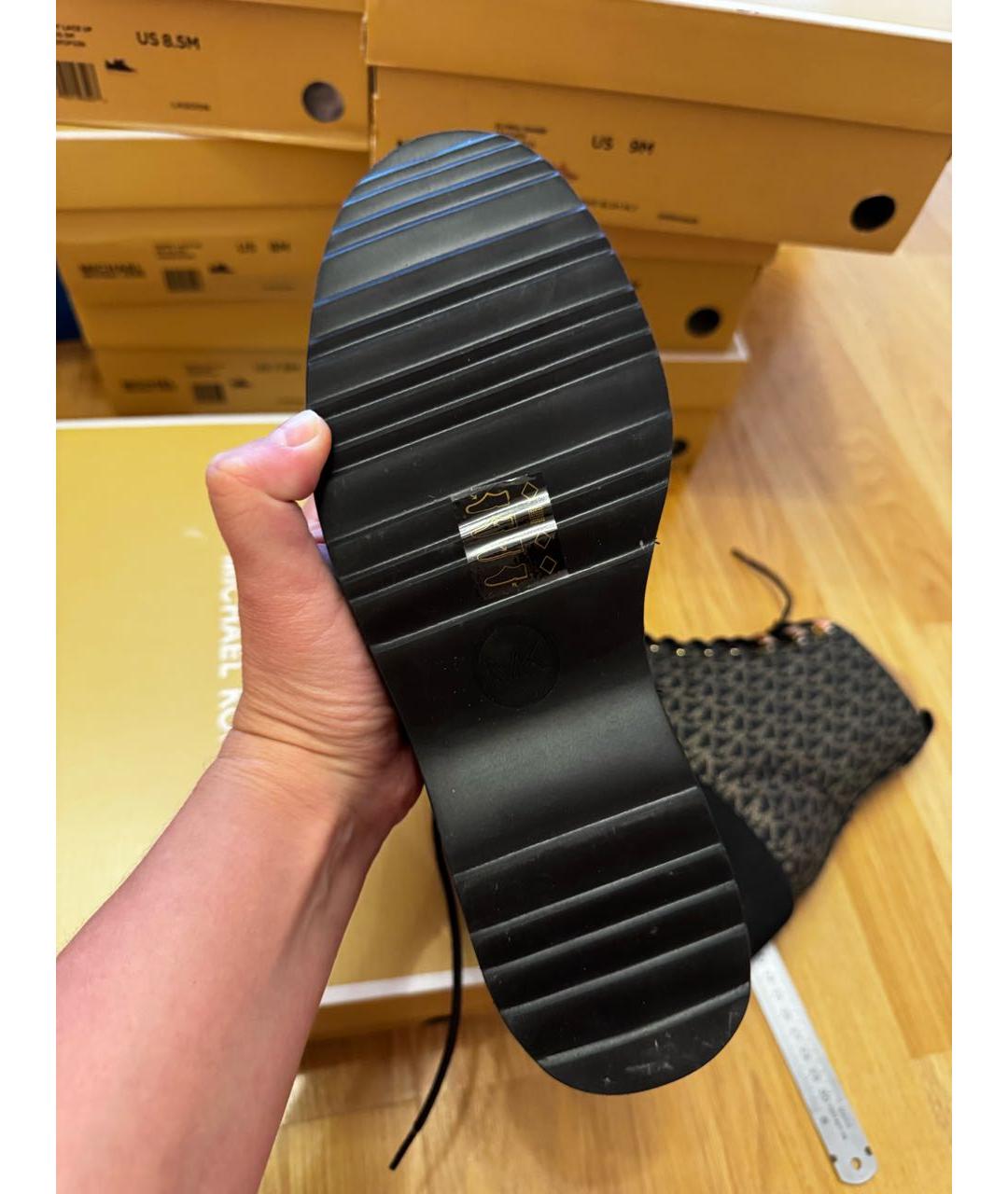 MICHAEL KORS Золотые ботинки, фото 3