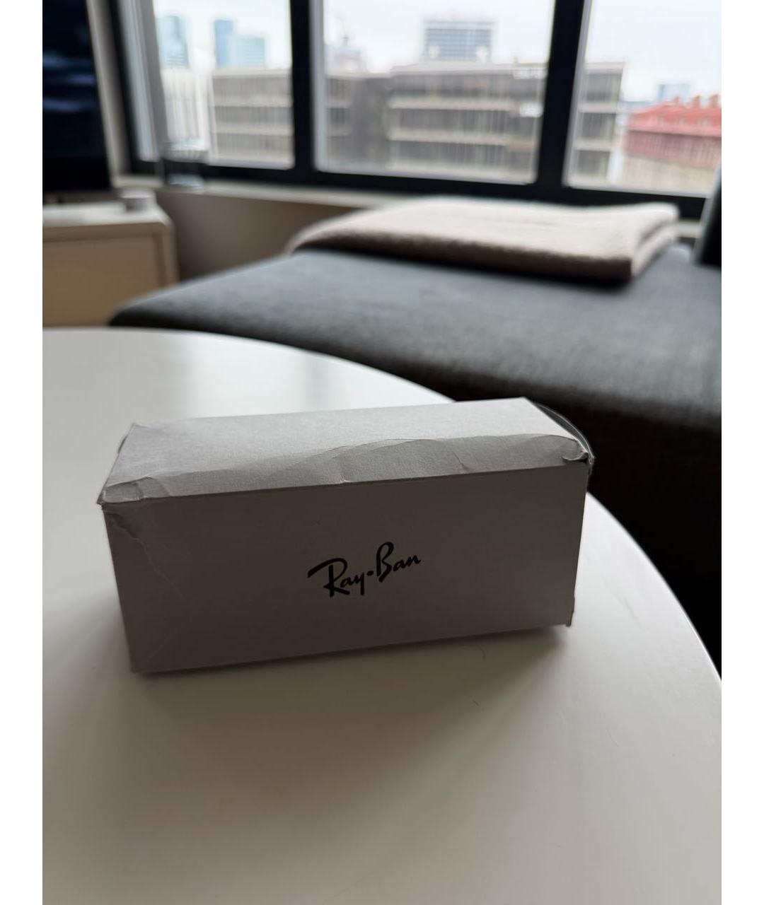 RAY BAN Серые пластиковые солнцезащитные очки, фото 4