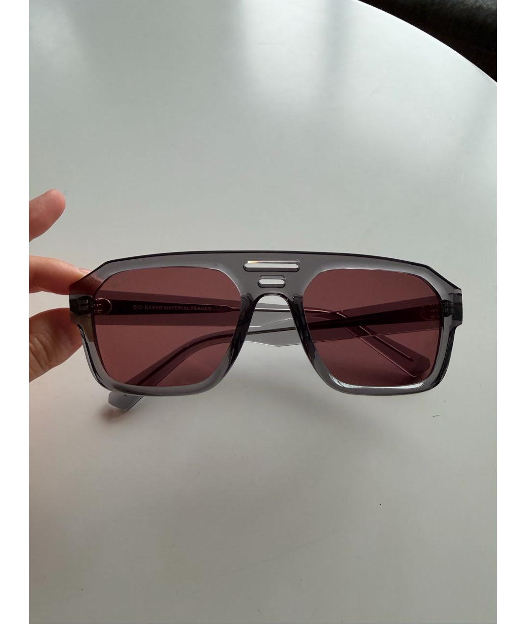 RAY BAN Серые пластиковые солнцезащитные очки, фото 6