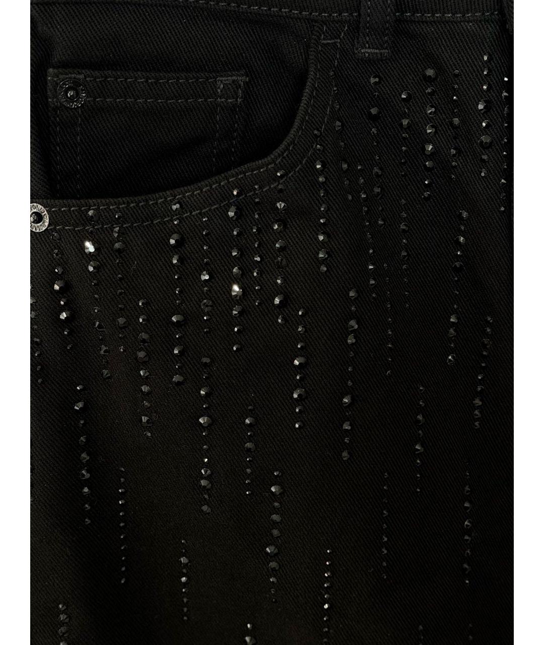 EMPORIO ARMANI Черные хлопковые джинсы слим, фото 4