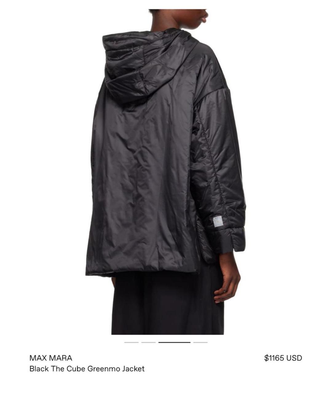 MAX MARA THE CUBE Черная куртка, фото 7