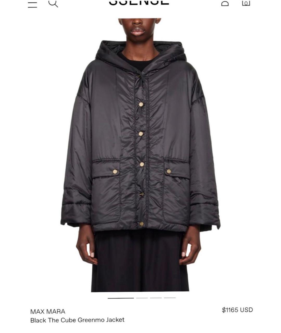 MAX MARA THE CUBE Черная куртка, фото 6