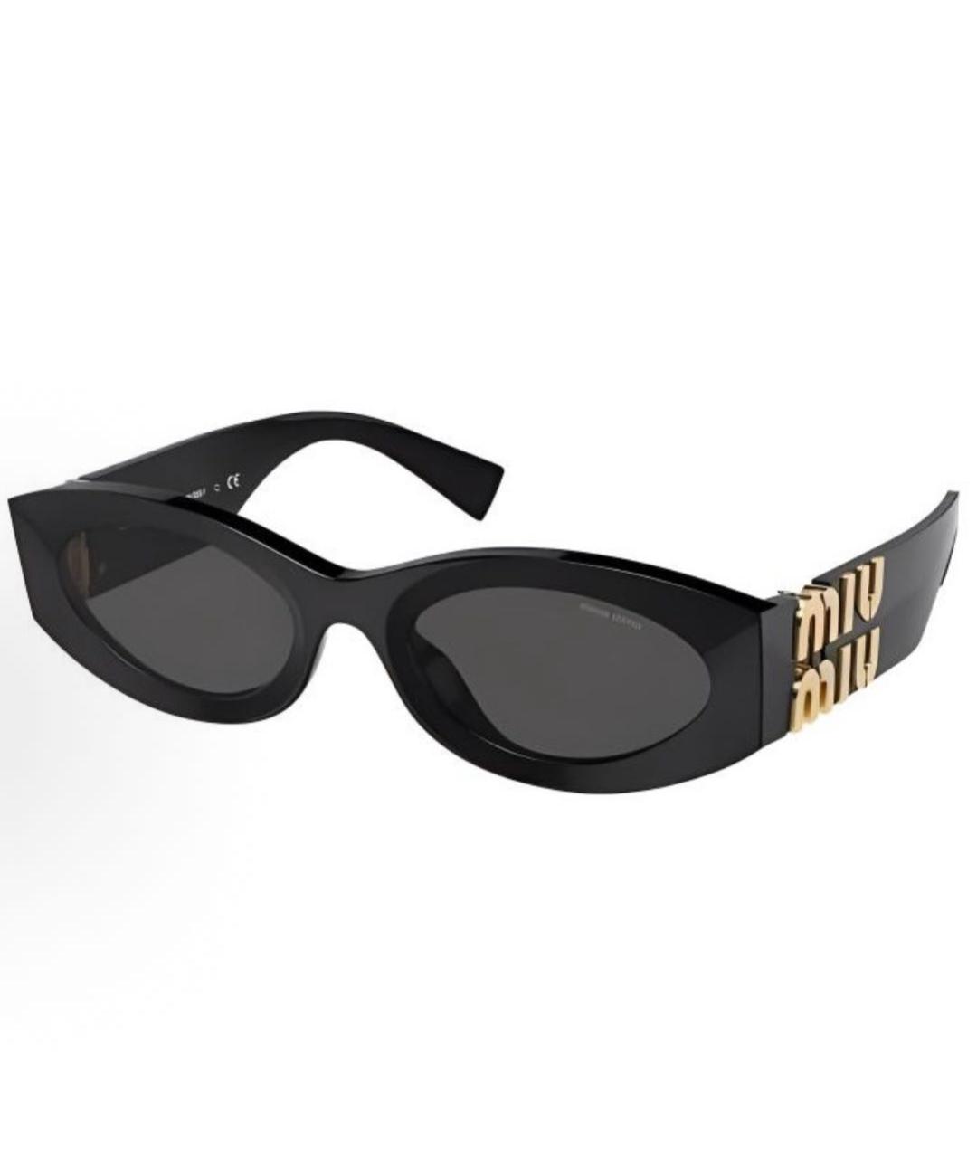 MIU MIU Черные солнцезащитные очки, фото 5