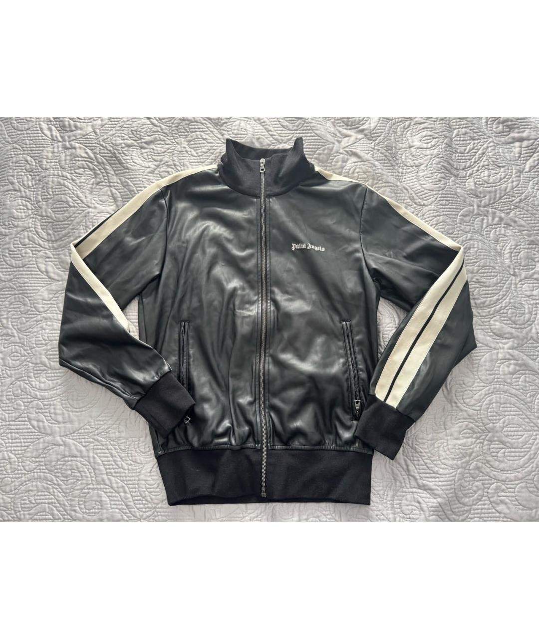 PALM ANGELS Черная полиэстеровая куртка, фото 6