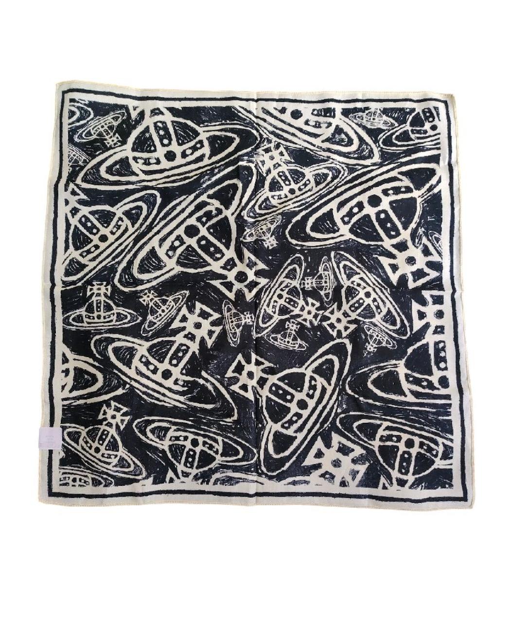 VIVIENNE WESTWOOD Бежевый хлопковый платок, фото 6