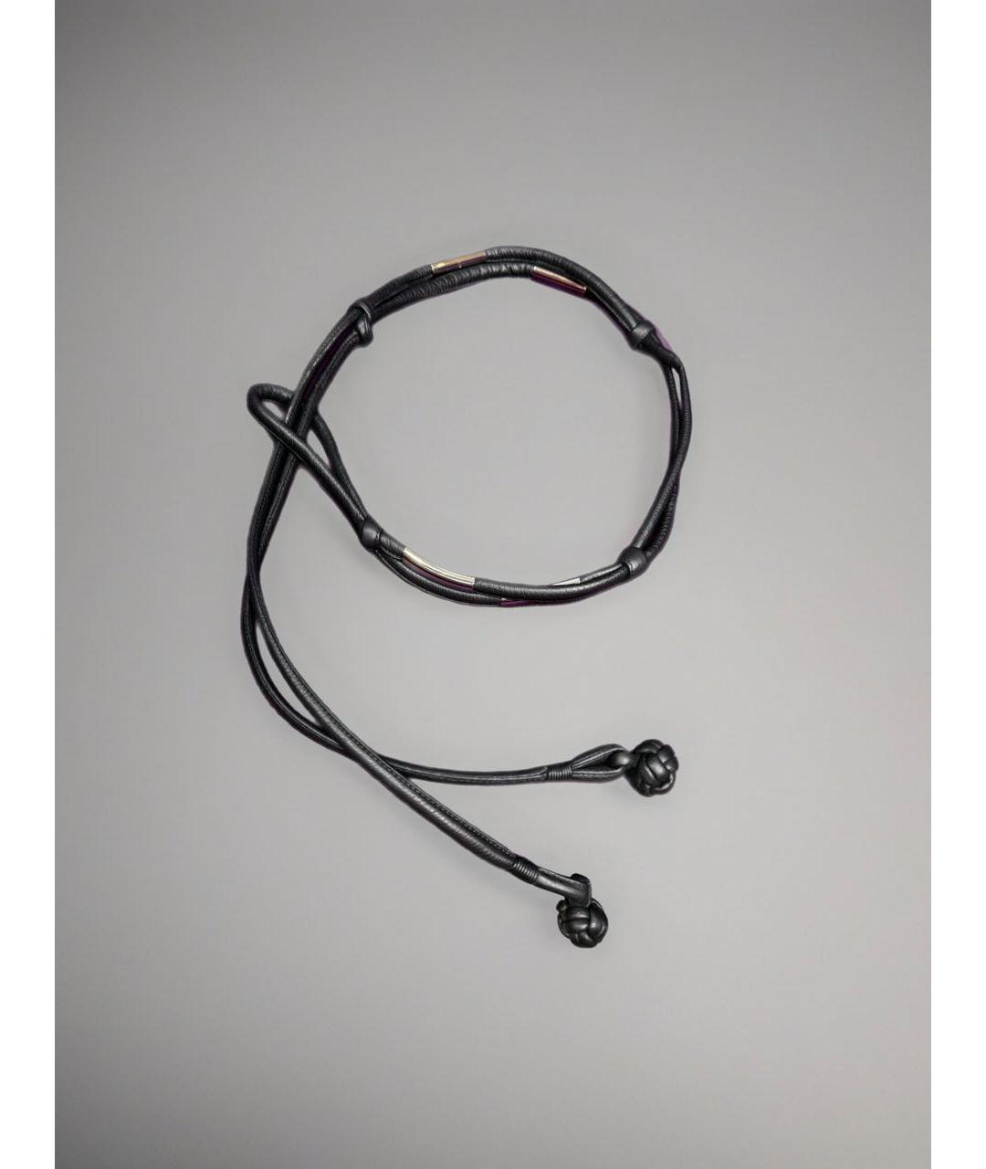 ESCADA Черный кожаный ремень, фото 5