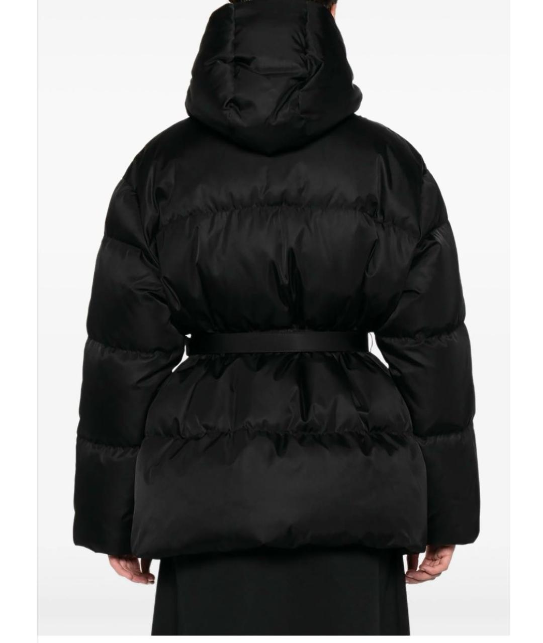 PRADA Черный полиэстеровый пуховик, фото 5