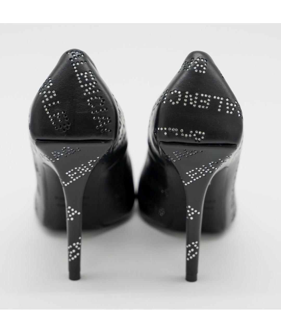 BALENCIAGA Черные кожаные туфли, фото 7