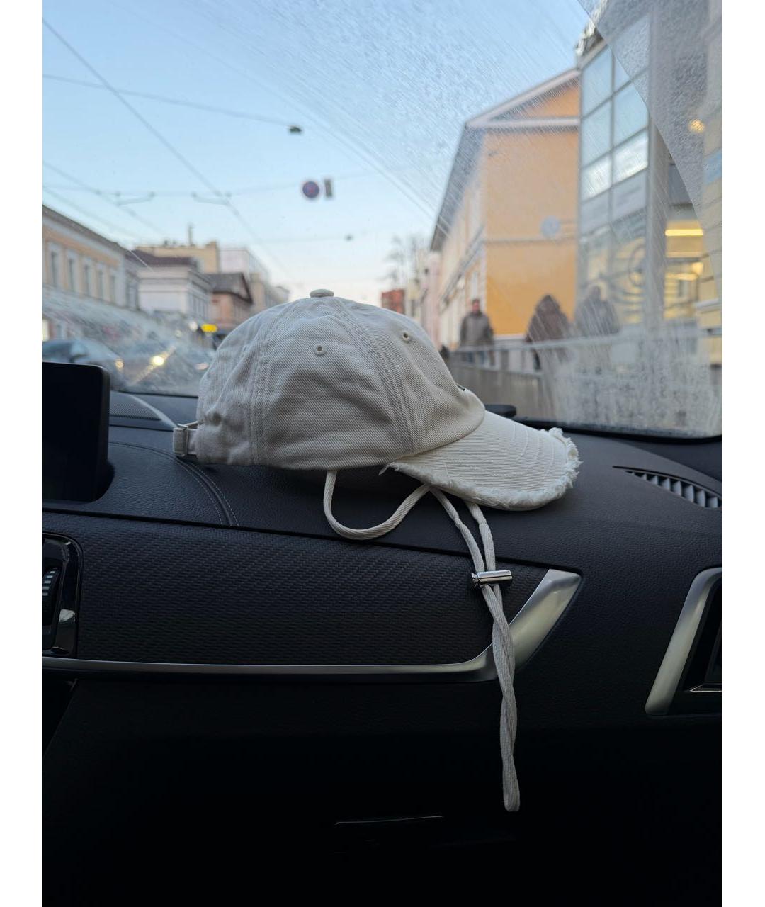 JACQUEMUS Бежевая хлопковая кепка, фото 2