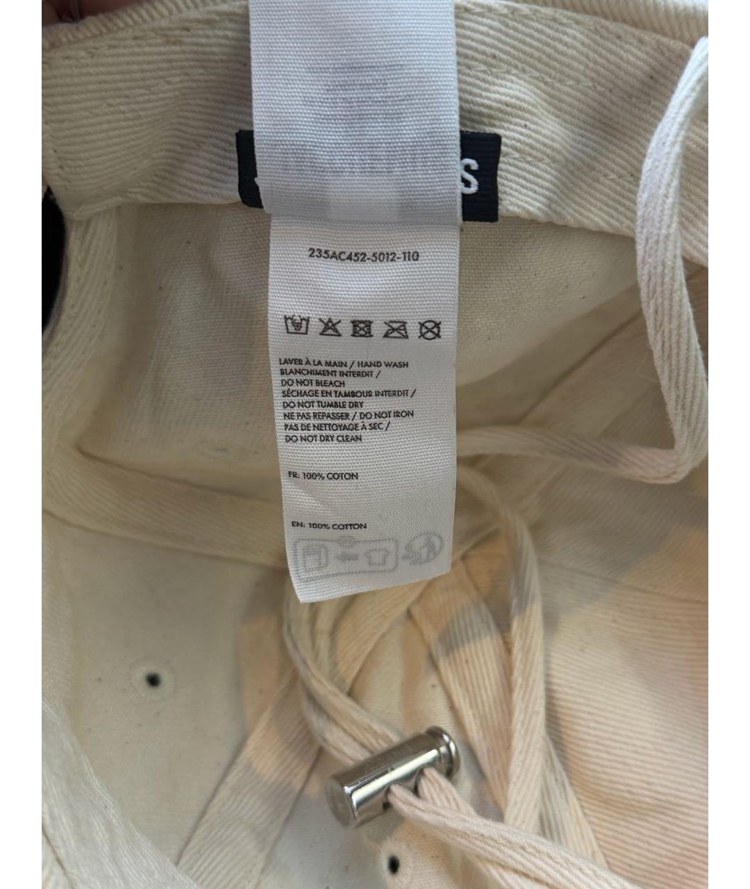 JACQUEMUS Бежевая хлопковая кепка, фото 6