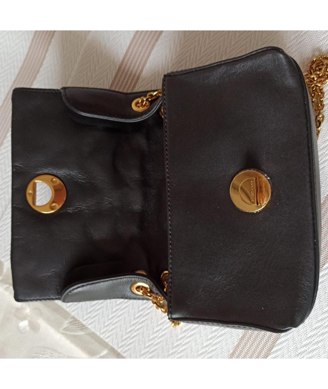 COCCINELLE Черная кожаная сумка через плечо, фото 7