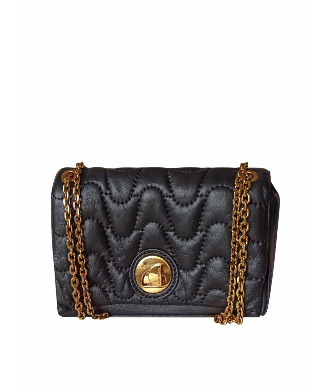 COCCINELLE Черная кожаная сумка через плечо, фото 1