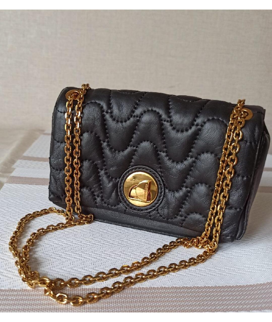 COCCINELLE Черная кожаная сумка через плечо, фото 10