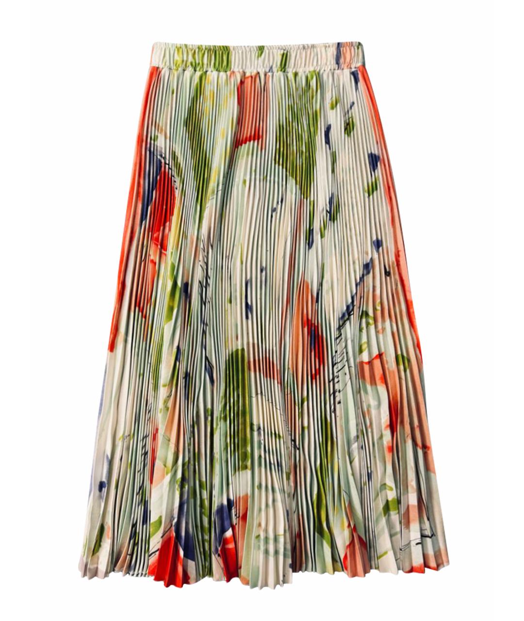 ERMANNO SCERVINO Мульти полиэстеровая юбка миди, фото 1