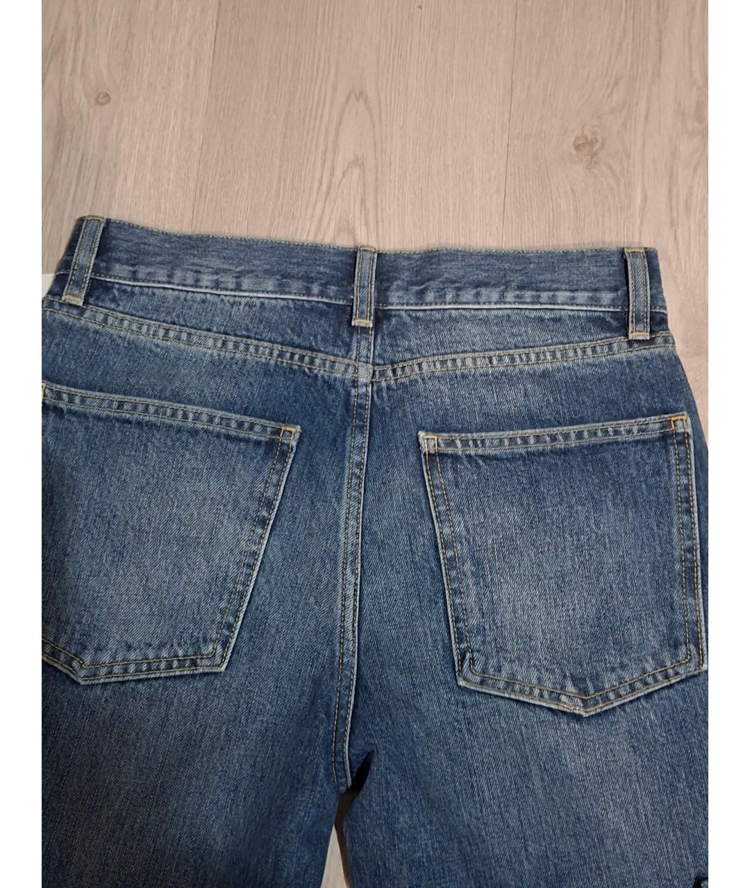 RAEY Голубые хлопковые джинсы слим, фото 2