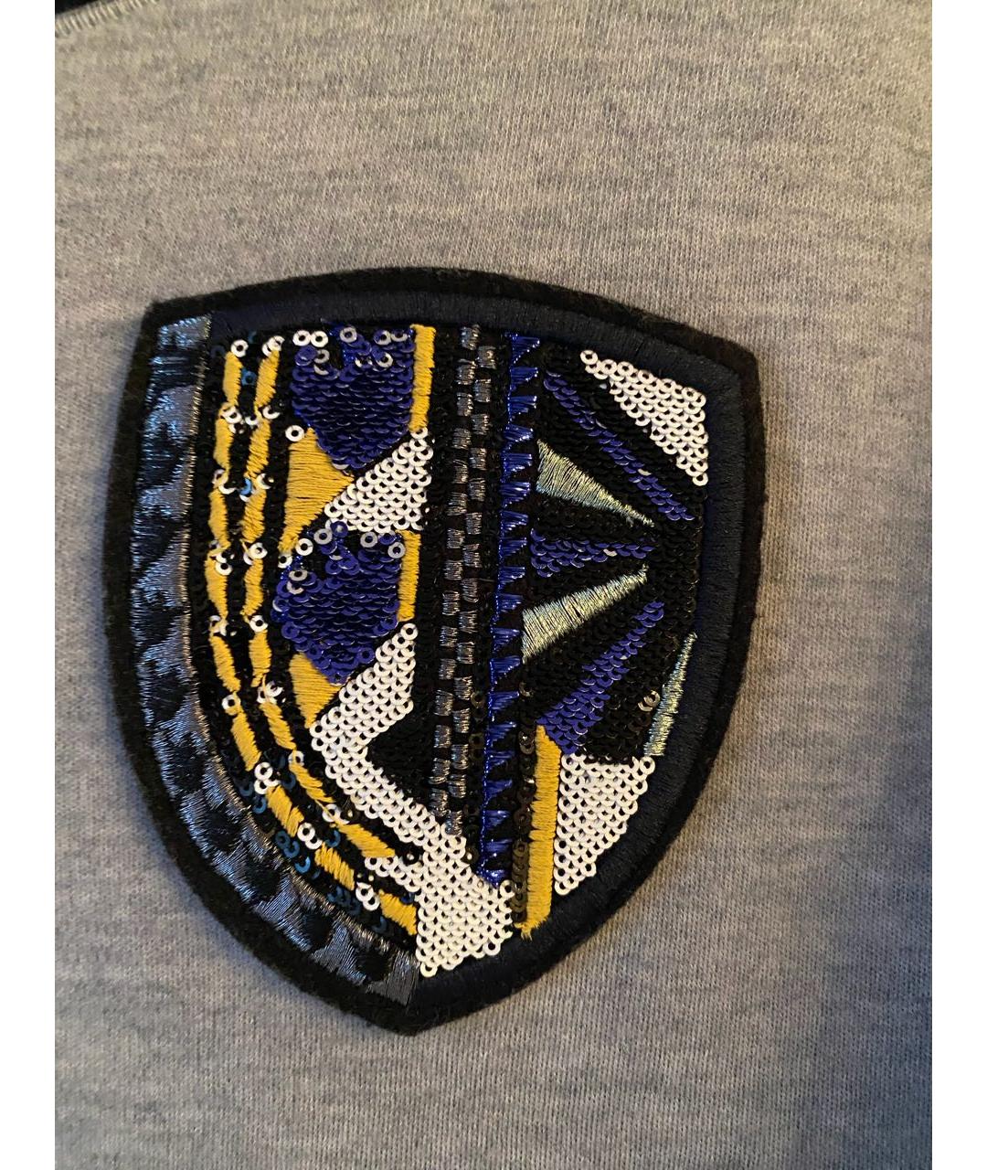 CHRISTIAN DIOR Серый шерстяной джемпер / свитер, фото 4