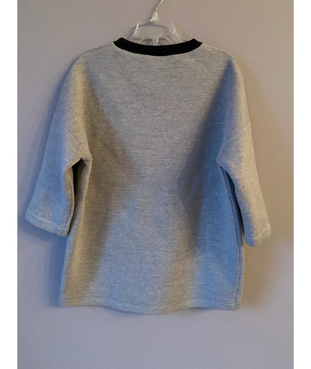 CHRISTIAN DIOR Серый шерстяной джемпер / свитер, фото 2