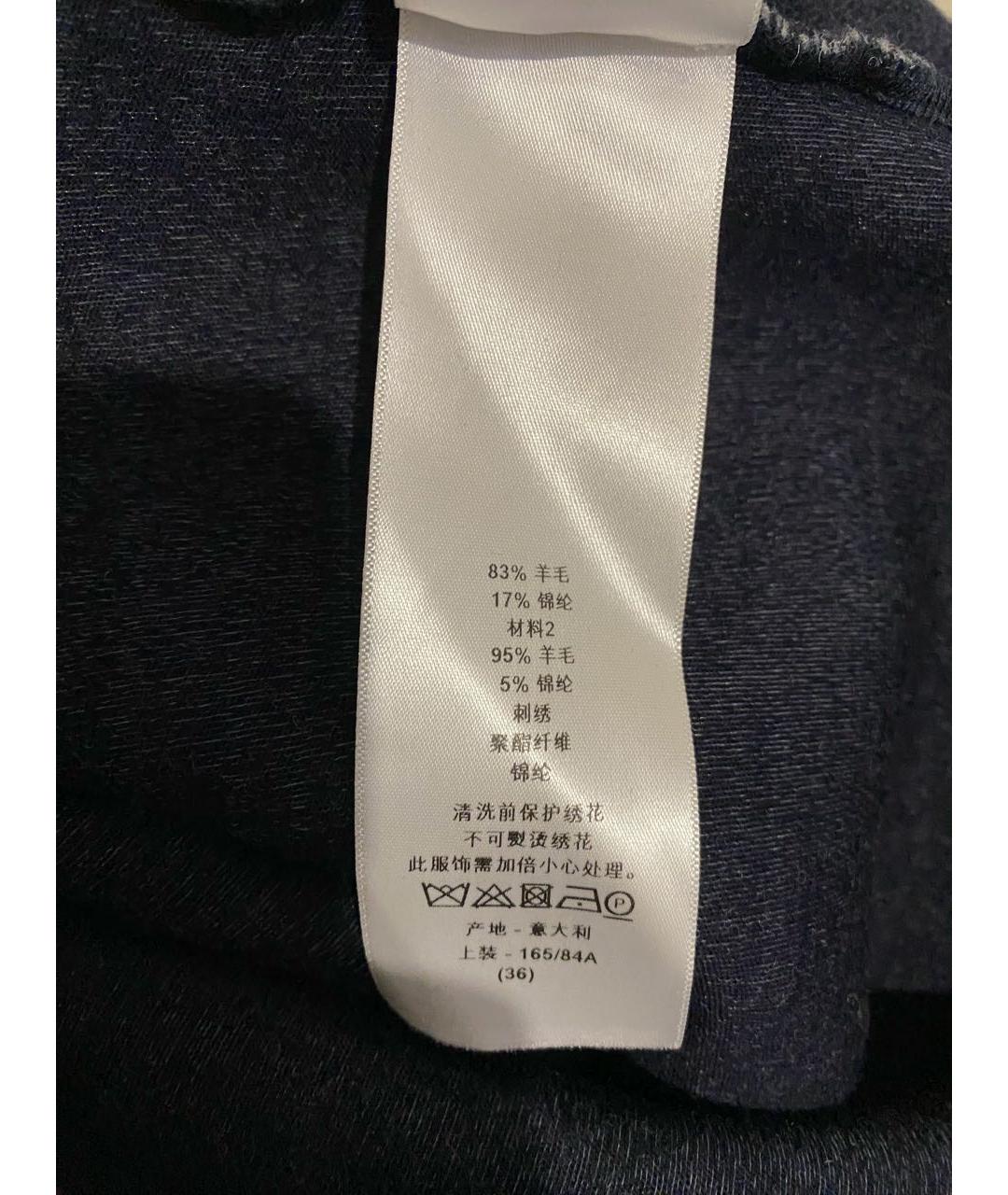 CHRISTIAN DIOR Серый шерстяной джемпер / свитер, фото 6