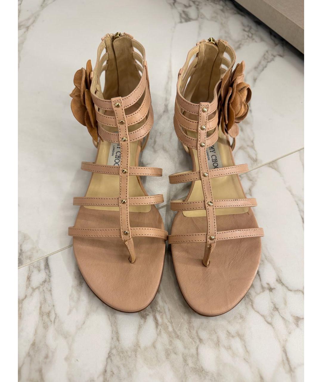 JIMMY CHOO Кожаные босоножки, фото 2