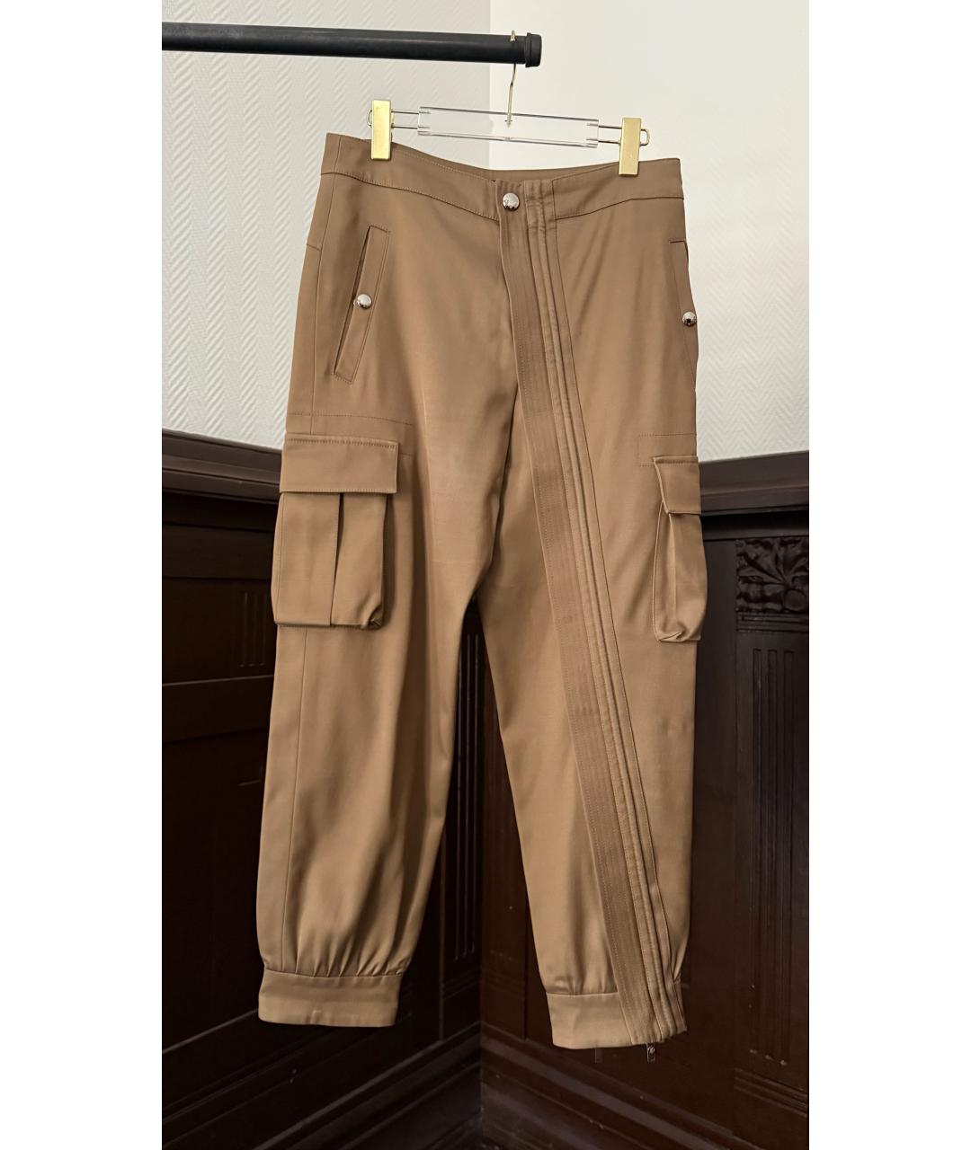 LOUIS VUITTON Бежевые прямые брюки, фото 7