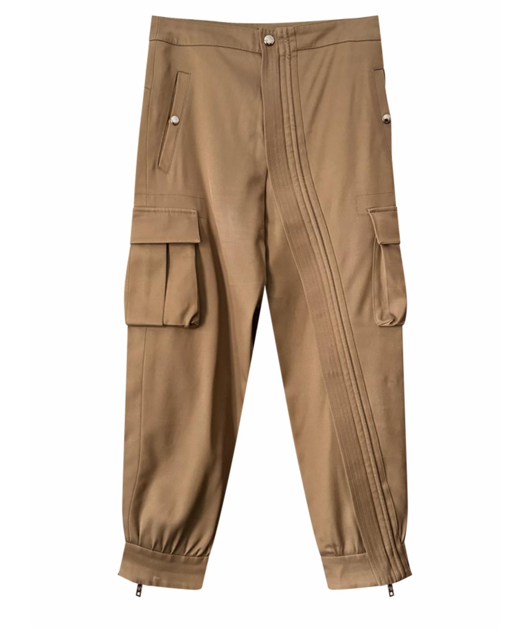 LOUIS VUITTON Бежевые прямые брюки, фото 1