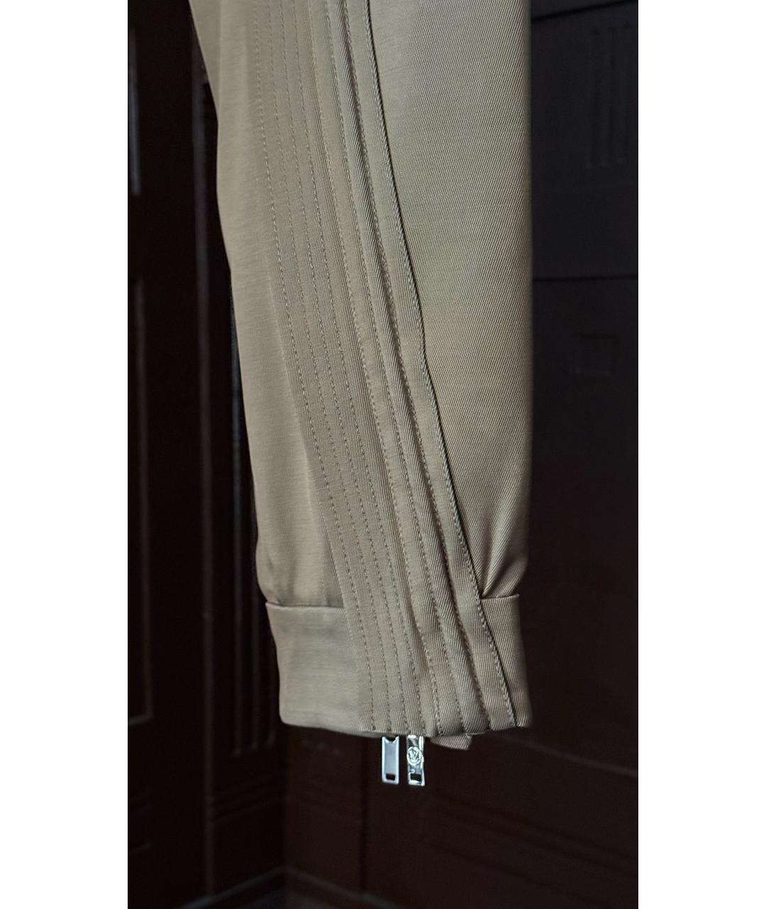 LOUIS VUITTON Бежевые прямые брюки, фото 6