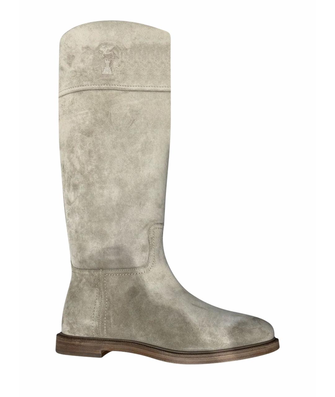 BRUNELLO CUCINELLI Замшевые сапоги, фото 1