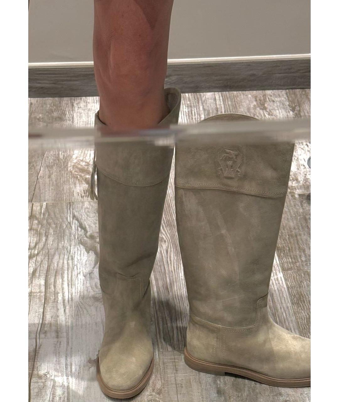 BRUNELLO CUCINELLI Замшевые сапоги, фото 5