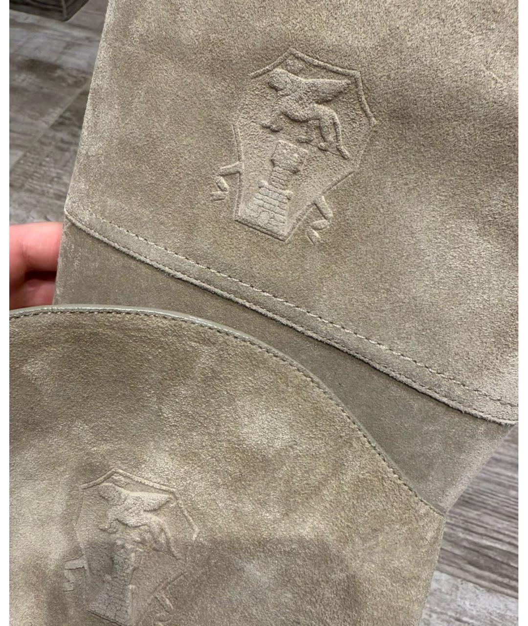 BRUNELLO CUCINELLI Замшевые сапоги, фото 4