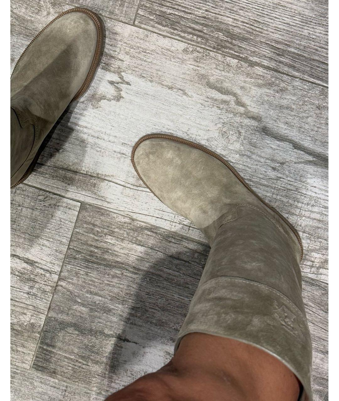 BRUNELLO CUCINELLI Замшевые сапоги, фото 7