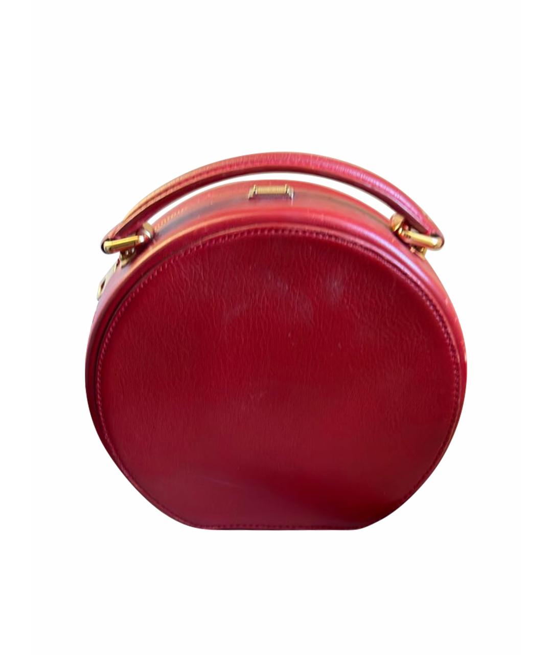 DOLCE&GABBANA Красная кожаная сумка через плечо, фото 1