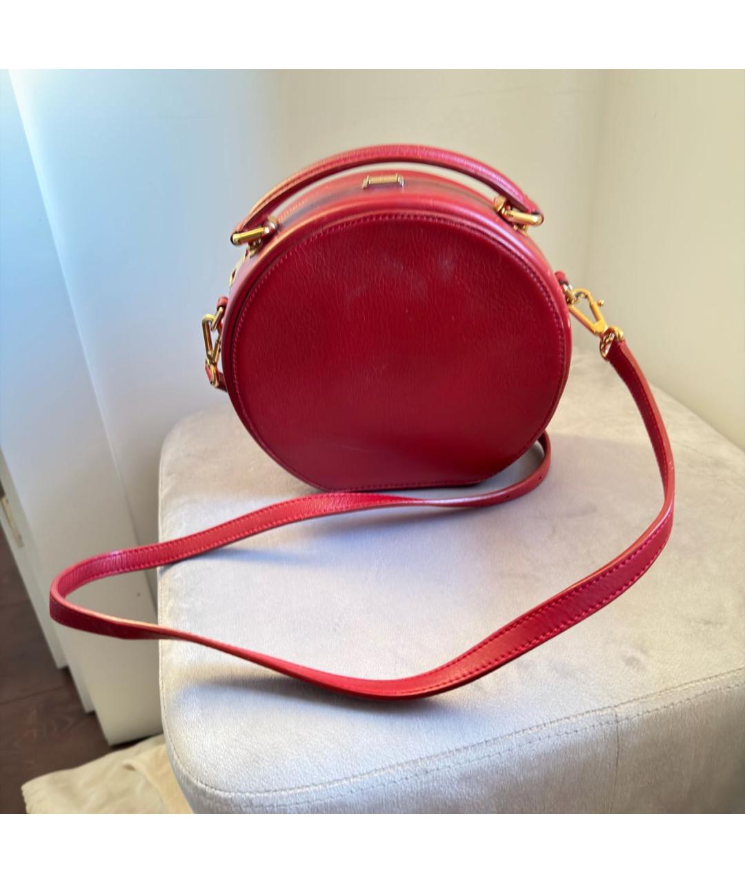 DOLCE&GABBANA Красная кожаная сумка через плечо, фото 9
