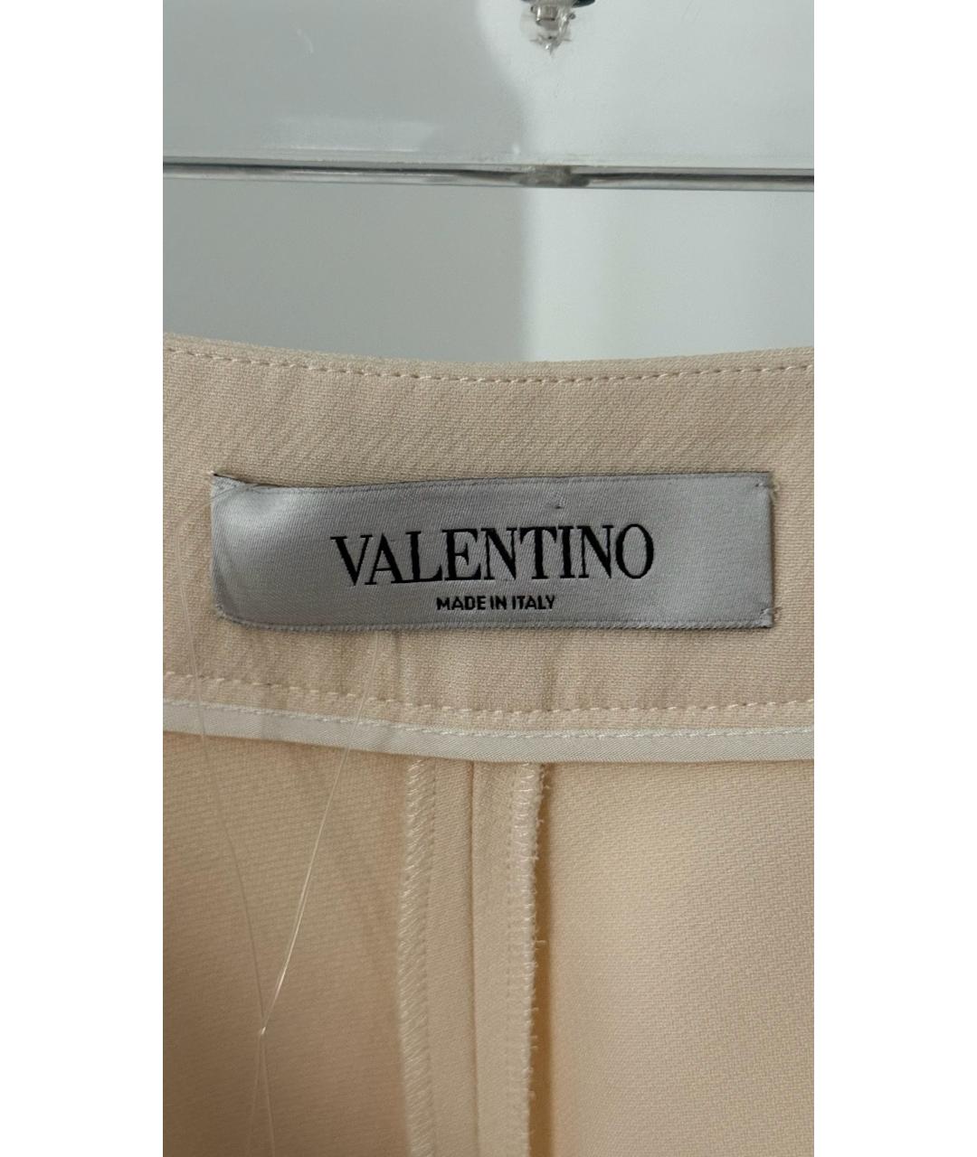 VALENTINO Бежевая юбка мини, фото 4