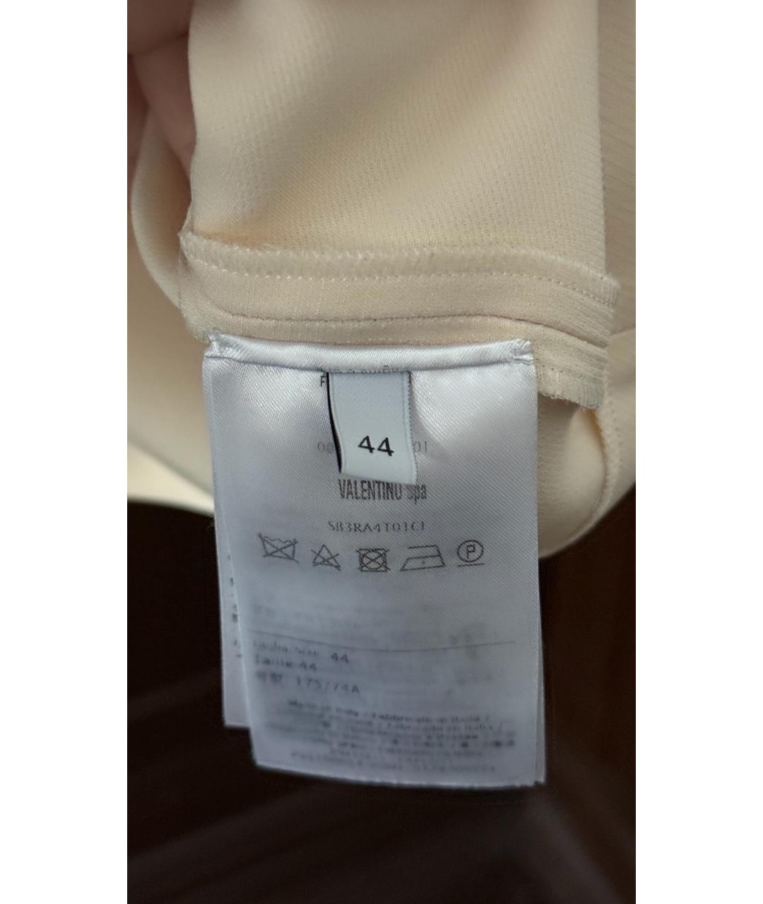 VALENTINO Бежевая юбка мини, фото 5